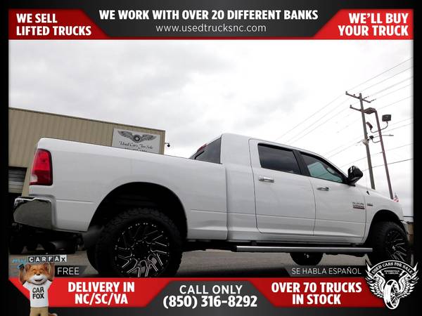 $452/mo - 2018 Ram 2500 Big Horn 4x4Mega Cab 63 ft SB Pickup FOR ONLY - $452 (Used Cars For Sale)