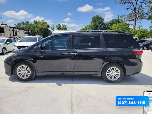 2015 Toyota Sienna XLE - Call/Text 407-848-1115 - $16,500 (+ Just Cover taxes and fees Drive Home)