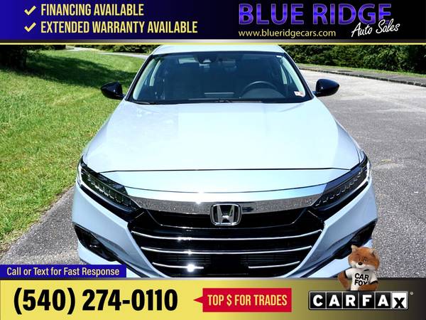 2022 Honda Accord Sedan Sport SE 15T CVT FOR ONLY - $29,995 (Blue Ridge Blvd Roanoke, VA 24012)