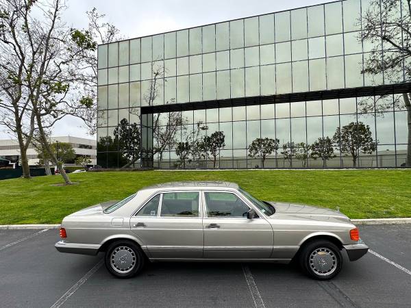 1989 Mercedes 300SEL gorgeous, low miles - $11,950 (West LA)