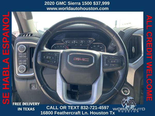 2020 GMC Sierra 1500 SLT $800 DOWN $249/WEEKLY - $1 (Houston,Tx)