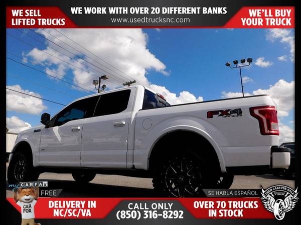 $402/mo - 2017 Ford F-150 XLT 4x4SuperCrew 55 ft SB FOR ONLY - $402 (Used Cars For Sale)