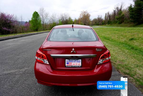 2017 Mitsubishi Mirage G4 ES CVT - ALL CREDIT WELCOME! - $9,995 (+ Blue Ridge Auto Sales Inc)