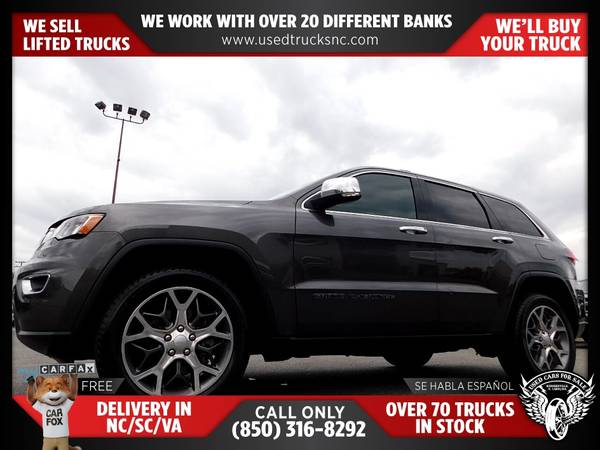 $397/mo - 2021 Jeep Grand Cherokee Limited 4x4SUV FOR ONLY - $397 (Used Cars For Sale)