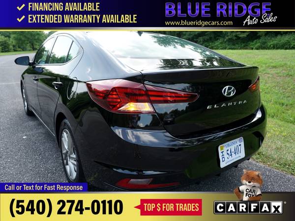 2020 Hyundai Elantra SEL IVT FOR ONLY - $14,995 (Blue Ridge Blvd Roanoke, VA 24012)