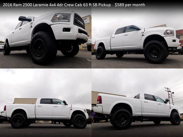 $766/mo - 2021 Ram 3500 Laramie 4x4Crew Cab 8 ft LB SRW Pickup FOR ONL - $804 (Used Cars For Sale)