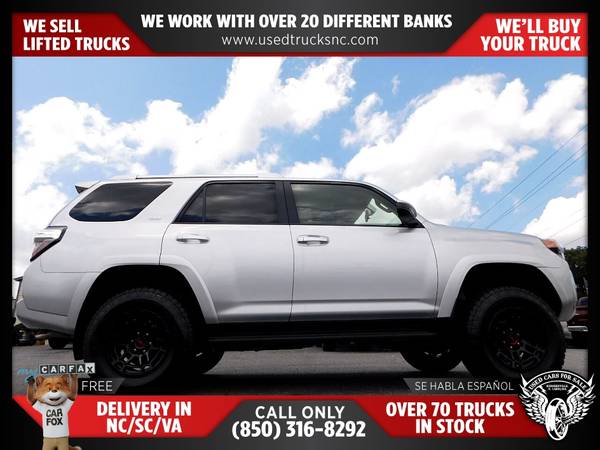 $361/mo - 2016 Toyota 4Runner SR5 4x4SUV FOR ONLY - $374 (Used Cars For Sale)