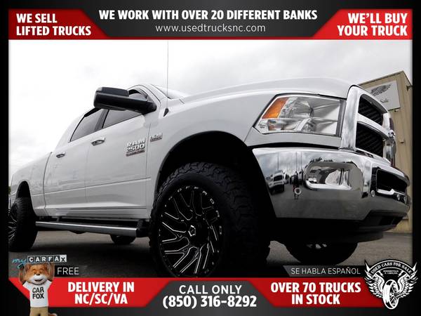 $452/mo - 2018 Ram 2500 Big Horn 4x4Mega Cab 63 ft SB Pickup FOR ONLY - $452 (Used Cars For Sale)