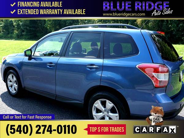 2015 Subaru Forester CVT 25i Premium PZEV FOR ONLY - $7,995 (Blue Ridge Blvd Roanoke, VA 24012)