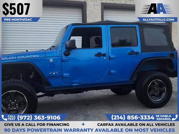 $507/mo - 2016 Jeep Wrangler Unlimited Sahara Sport Utility 4D 4 D 4-D - $18,999 (Ally Auto LLC)