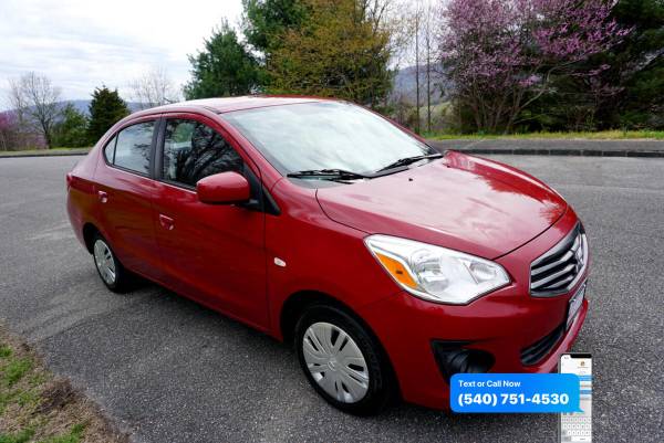 2017 Mitsubishi Mirage G4 ES CVT - ALL CREDIT WELCOME! - $9,995 (+ Blue Ridge Auto Sales Inc)