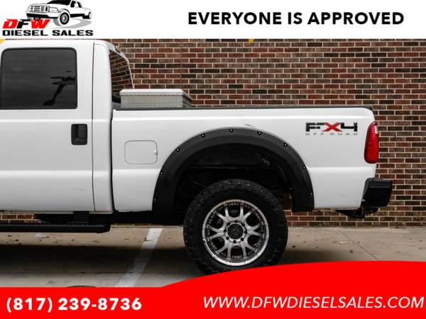 2011 Ford F 250 4WD Crew Cab XLT 6.2 V8 LEVELED CUSTOM WHEELS GOOD MILES !! - $17,995 (Easy Approval**dfwdieselsales.com**DIESEL TRUCKS)