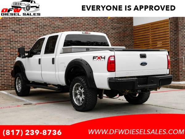 2011 Ford F 250 4WD Crew Cab XLT 6.2 V8 LEVELED CUSTOM WHEELS GOOD MILES !! - $17,995 (Easy Approval**dfwdieselsales.com**DIESEL TRUCKS)