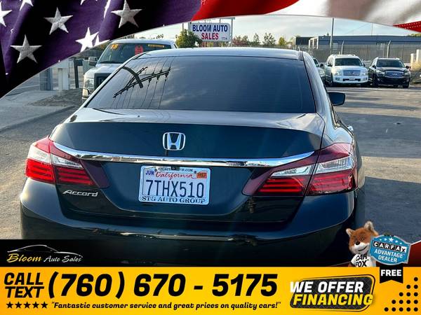 2016 Honda Accord LXSedan CVT PRICED TO SELL! - $13,990 (Bloom Auto Sales)