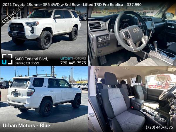 2017 Toyota Tacoma Double Cab TRD Off-Road - ProCharger  FOX Lift  Mor - $39,990 (5400-B Federal Blvd. Denver. 80221)