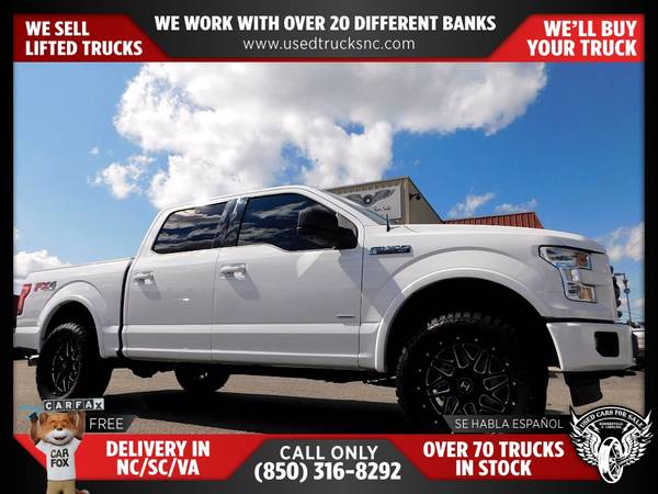 $402/mo - 2017 Ford F-150 XLT 4x4SuperCrew 55 ft SB FOR ONLY - $402 (Used Cars For Sale)