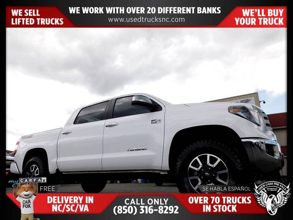 $629/mo - 2021 Toyota Tundra Limited 4x4CrewMax Cab Pickup SB FOR ONLY - $653 (Used Cars For Sale)