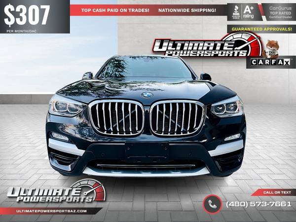 $307/mo - 2019 BMW X3 SDRIVE X LINE 1 OWNER LIKE NEW! - $20,995 (CALL (480) 573-7661 ULTIMATE POWERSPORTS)