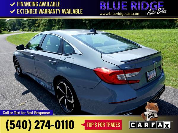 2022 Honda Accord Sedan Sport SE 15T CVT FOR ONLY - $29,995 (Blue Ridge Blvd Roanoke, VA 24012)