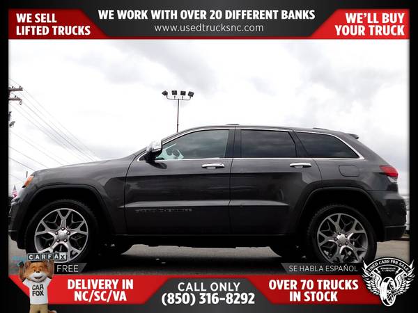 $397/mo - 2021 Jeep Grand Cherokee Limited 4x4SUV FOR ONLY - $397 (Used Cars For Sale)