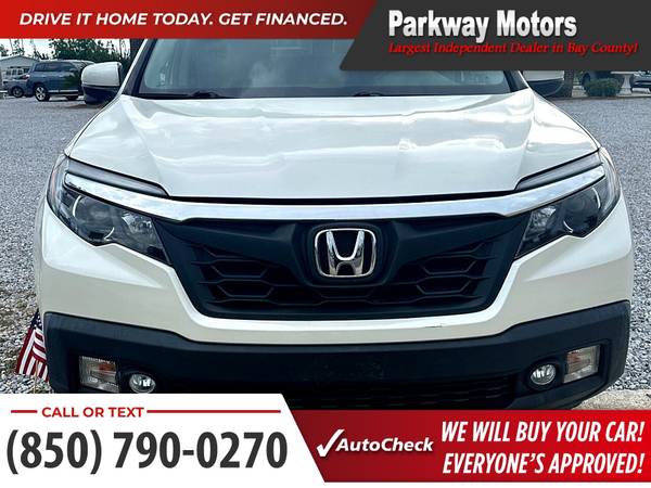 $435/mo - 2017 Honda Ridgeline RTL-T AWD PRICED TO SELL! - $28,991 (4136 E 15th St Panama City, FL 32404)