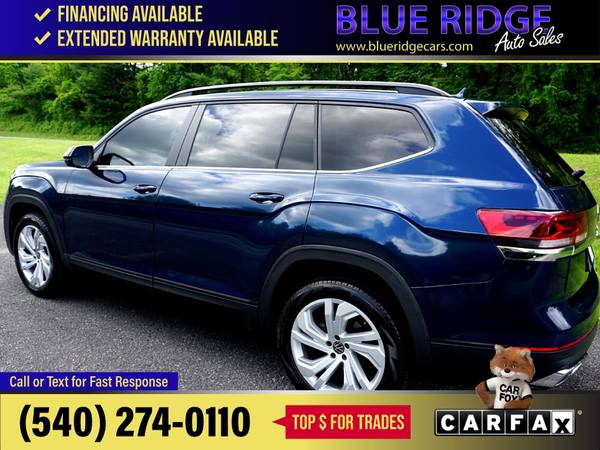 2021 Volkswagen Atlas 20215 20T SE wTechnology 4MOTION FOR ONLY - $29,995 (Blue Ridge Blvd Roanoke, VA 24012)