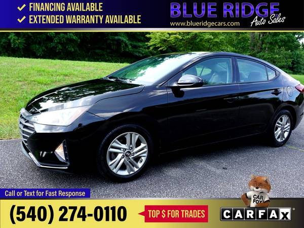 2020 Hyundai Elantra SEL IVT FOR ONLY - $14,995 (Blue Ridge Blvd Roanoke, VA 24012)