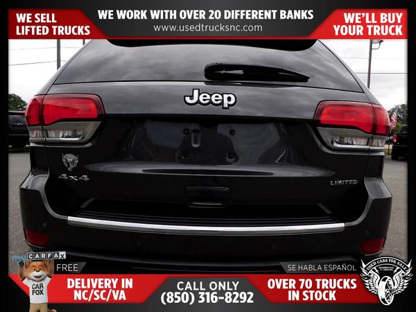 $397/mo - 2021 Jeep Grand Cherokee Limited 4x4SUV FOR ONLY - $397 (Used Cars For Sale)