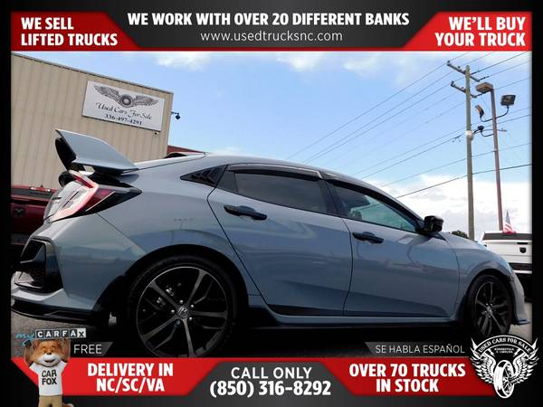 $390/mo - 2021 Honda Civic Sport TouringHatchback CVT FOR ONLY - $390 (Used Cars For Sale)