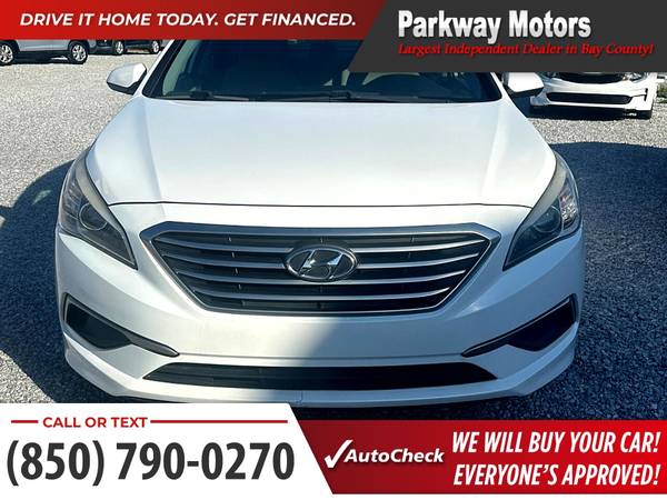 $285/mo - 2016 Hyundai Sonata SE PRICED TO SELL! - $18,991 (4136 E 15th St Panama City, FL 32404)