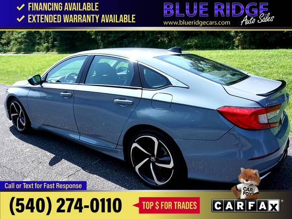 2022 Honda Accord Sedan Sport SE 15T CVT FOR ONLY - $29,995 (Blue Ridge Blvd Roanoke, VA 24012)