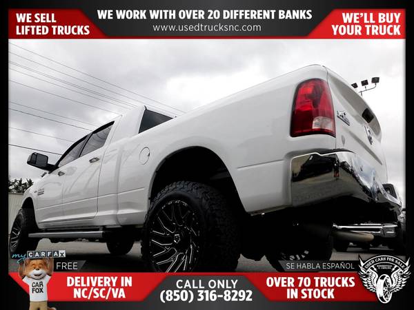 $452/mo - 2018 Ram 2500 Big Horn 4x4Mega Cab 63 ft SB Pickup FOR ONLY - $452 (Used Cars For Sale)