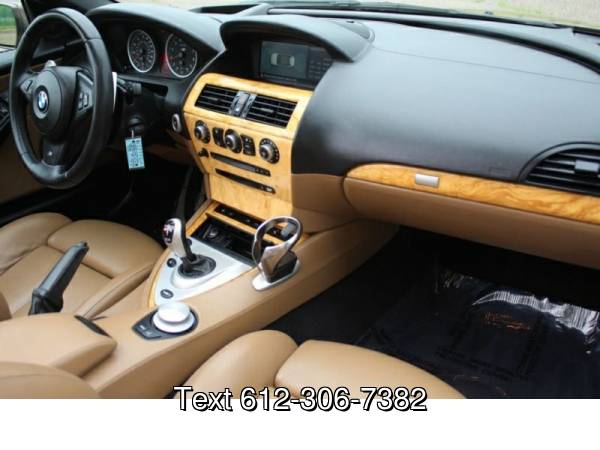 2007 BMW 6 Series M6 CONVERTIBLE W/ NAVI, COMFORT ACCESS SYSTEM, HEADS UP DI - $18,970 (minneapolis / st paul)