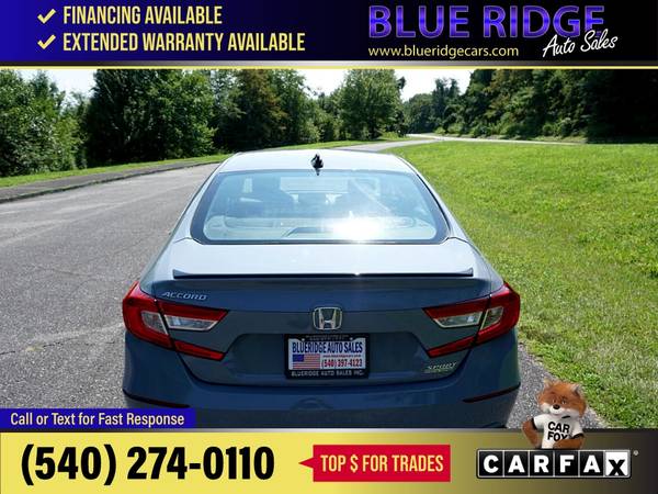 2022 Honda Accord Sedan Sport SE 15T CVT FOR ONLY - $29,995 (Blue Ridge Blvd Roanoke, VA 24012)