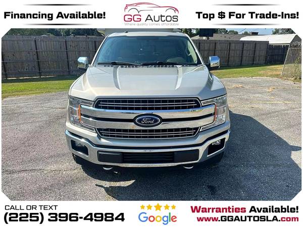 2018 Ford F150 F 150 F-150 SuperCrew Cab Lariat Pickup 4D 6 12 ft - $26,500 (8700 Florida Blvd, Baton Rouge, LA 70815)