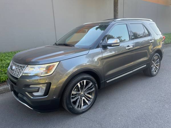 2016 FORD EXPLORER PLATINUM 4WD ECOBOOST SUV 3RD ROW/CLEAN CARFAX - $19,995