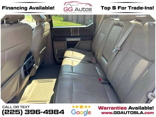 2018 Ford F150 F 150 F-150 SuperCrew Cab Lariat Pickup 4D 6 12 ft - $26,500 (8700 Florida Blvd, Baton Rouge, LA 70815)