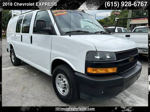 2018 CHEVROLET EXPRESS 2500 CARGO 101 MOTORSPORTS - $16,442 (101 MOTORSPORTS, NASHVILLE, TN)