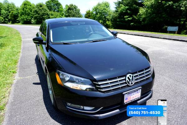 2014 Volkswagen Passat 4dr Sdn 2.0L DSG TDI SE w/Sunroof  Nav - ALL CREDIT - $9,995 (+ Blue Ridge Auto Sales Inc)