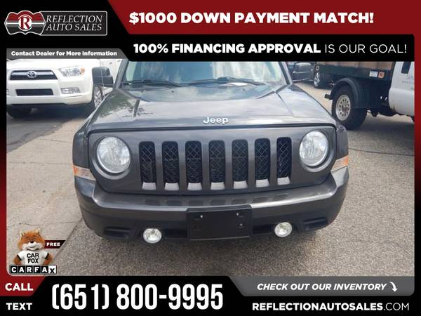 2014 Jeep Patriot Latitude FOR ONLY - $210 (REFLECTION AUTO SALES)