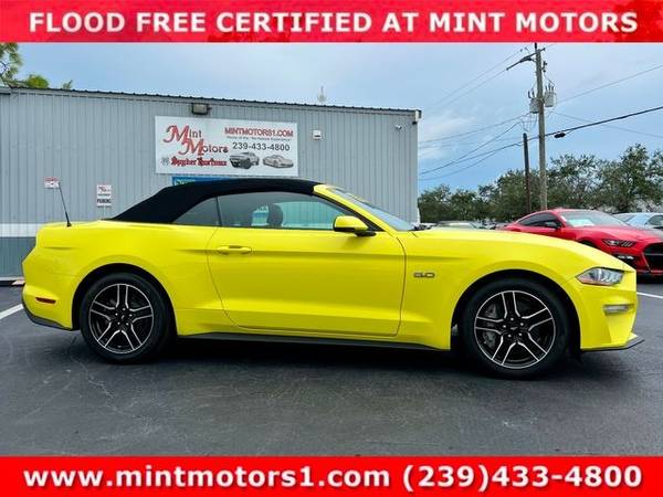 2021 Ford Mustang GT Convertible - $53,800 (ft myers / SW florida)