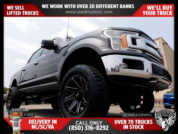 $411/mo - 2019 Ford F-150 XLT 4x4SuperCrew 55 ft SB FOR ONLY - $414 (Used Cars For Sale)