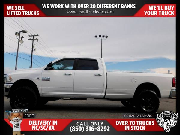 $490/mo - 2015 Ram 3500 Lone Star 4x4Crew Cab 8 ft LB SRW Pickup FOR O - $490 (Used Cars For Sale)