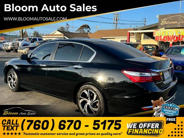 2016 Honda Accord LXSedan CVT PRICED TO SELL! - $13,990 (Bloom Auto Sales)