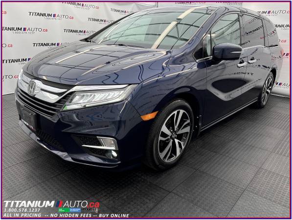 2019 Honda Odyssey Touring-DVD-GPS-Cooled Leather-Remote Start-Adaptiv - $45,990