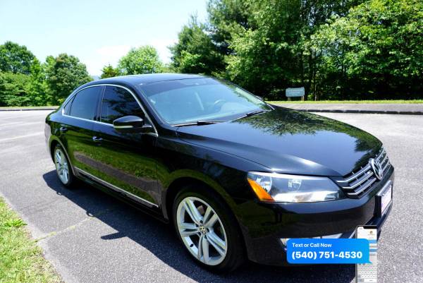 2014 Volkswagen Passat 4dr Sdn 2.0L DSG TDI SE w/Sunroof  Nav - ALL CREDIT - $9,995 (+ Blue Ridge Auto Sales Inc)