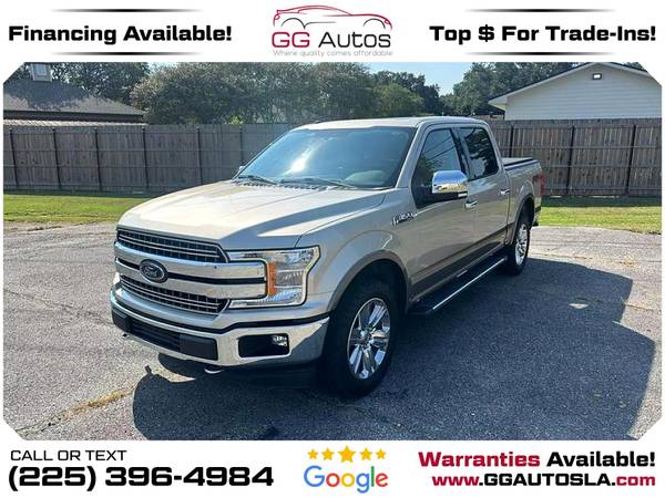 2018 Ford F150 F 150 F-150 SuperCrew Cab Lariat Pickup 4D 6 12 ft - $26,500 (8700 Florida Blvd, Baton Rouge, LA 70815)