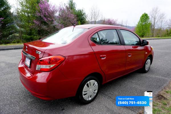 2017 Mitsubishi Mirage G4 ES CVT - ALL CREDIT WELCOME! - $9,995 (+ Blue Ridge Auto Sales Inc)