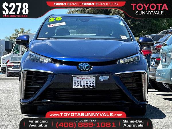 $278/mo - 2020 Toyota Mirai Base - $19,094 (Toyota Sunnyvale)