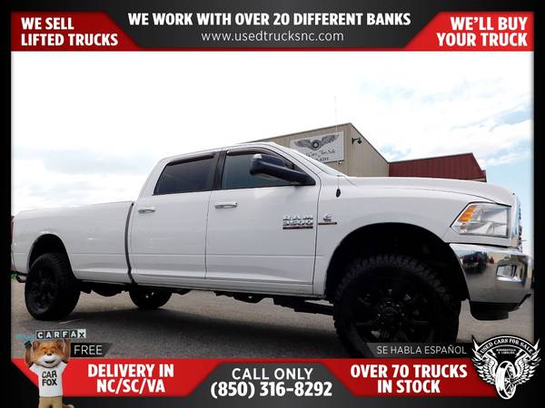 $490/mo - 2015 Ram 3500 Lone Star 4x4Crew Cab 8 ft LB SRW Pickup FOR O - $490 (Used Cars For Sale)